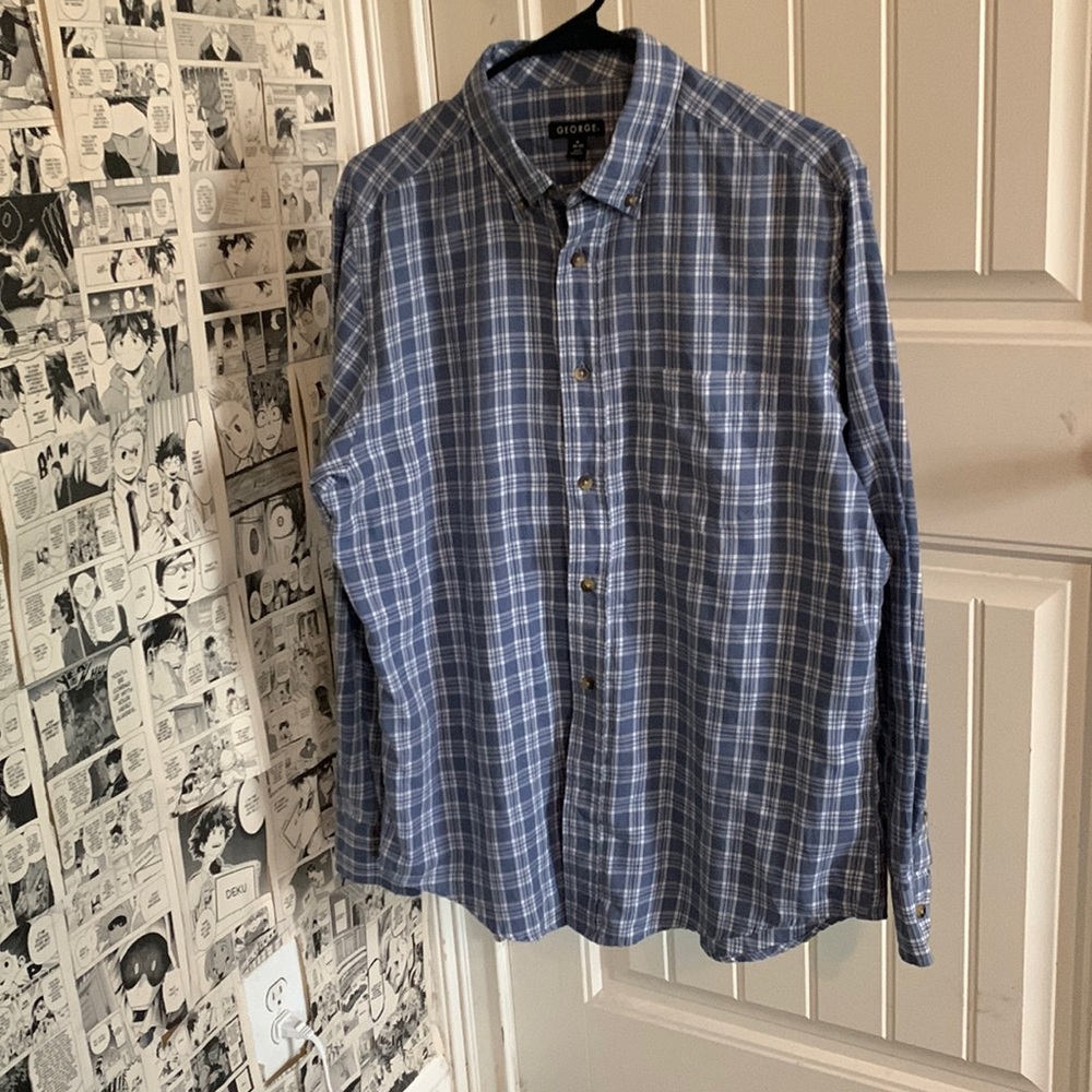 George Men's Plaid Shirts